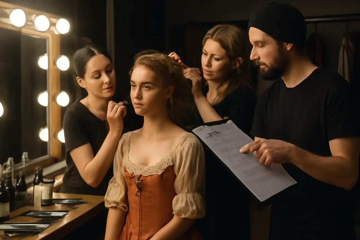 Truccatori e parrucchieri teatrali: la scaletta organizzativa che consente di gestire anche i cambi lampo in pochi minuti